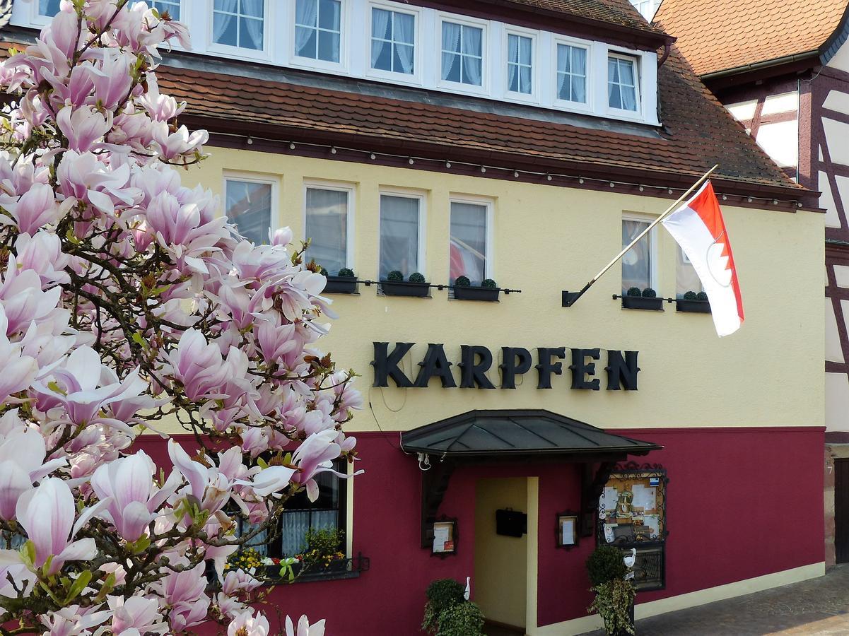 Hotel & Restaurant Zum Karpfen Обернбург-на-Майне Экстерьер фото